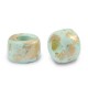 DQ Griechische Keramik Perlen 9mm Gold spot - Light turquoise